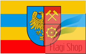 Flaga miasta Świętochłowice - na zamówienie 150x90 Świętochłowic