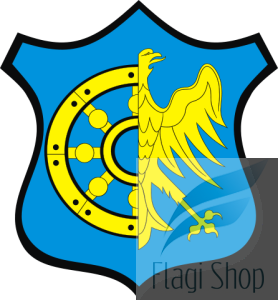 Flaga miasta Woźniki - na zamówienie 150x90 Woźnik Woźników  