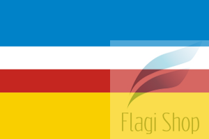 Flaga miasta Żory - na zamówienie 150x90 Żor Żorów  