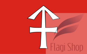 Flaga miasta Bobowa - na zamówienie 110x70 Bobowej