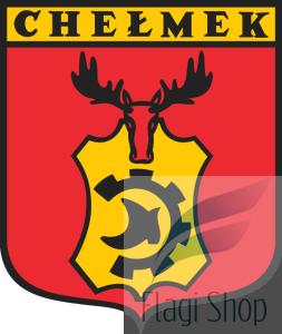 Flaga miasta Chełmek - na zamówienie 110x70 Chełmka