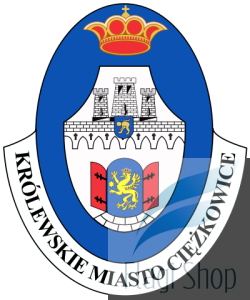 Flaga miasta Ciężkowice - na zamówienie 110x70 Ciężkowic