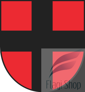 Flaga miasta Dąbrowa Tarnowska - na zamówienie 110x70 Dąbrowy Tarnowskiej