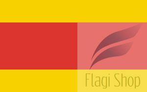 Flaga miasta Dobczyce - na zamówienie 110x70 Dobczyc