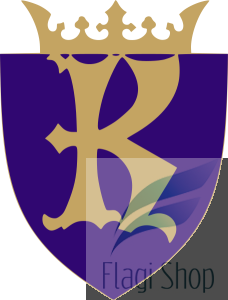 Flaga miasta Grybów - na zamówienie 110x70 Grybowa