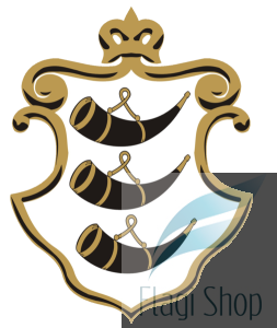 Flaga miasta Jordanów - na zamówienie 110x70 Jordanowa