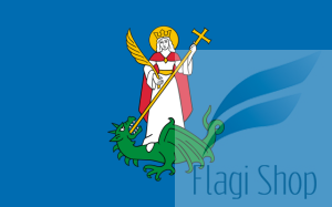 Flaga miasta Nowy Sącz - na zamówienie 110x70 Nowego Sącza