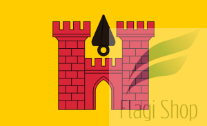 Flaga miasta Olkusz - na zamówienie 150x90 Olkusza