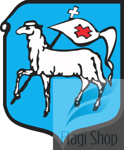 Flaga miasta Piwniczna-Zdrój - na zamówienie 150x90 Piwnicznej-Zdrój