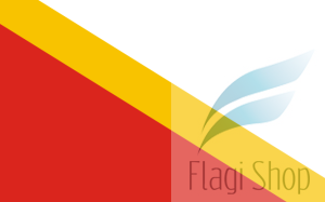 Flaga miasta Proszowice - na zamówienie 150x90 Proszowic