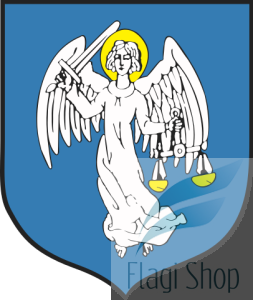 Flaga miasta Słomniki - na zamówienie 150x90 Słomnik