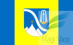Flaga miasta Szczawnica - na zamówienie 110x70 Szczawnicy