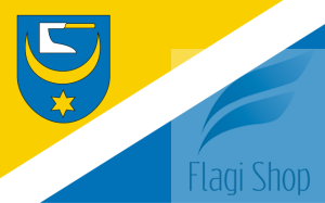 Flaga miasta Żabno - na zamówienie 150x90 Żabna