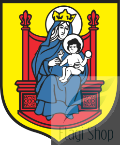 Flaga miasta Bardo - na zamówienie 110x70 Barda