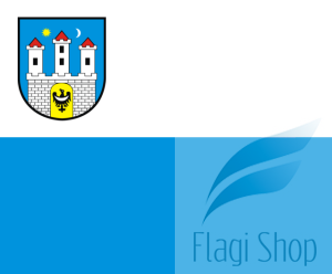 Flaga miasta Chojnów - na zamówienie 150x90 Chojnowa