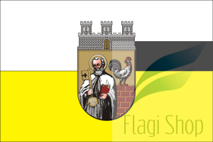 Flaga miasta Duszniki-Zdrój - na zamówienie 110x70 Dusznik-Zdroju