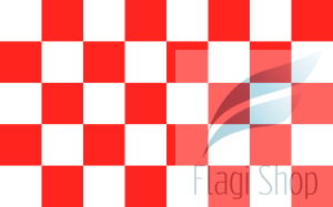 Flaga miasta Głogów - na zamówienie 150x90 Głoga