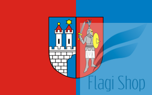 Flaga miasta Kamienna Góra - na zamówienie 150x90 Kamiennej Góry