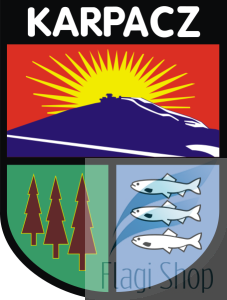 Flaga miasta Karpacz - na zamówienie 110x70 Karpacza