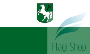 Flaga miasta Kowary - na zamówienie 110x70 Kowar