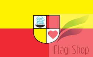 Flaga miasta Kudowa-Zdrój - na zamówienie 150x90 Kudowy-Zdrój