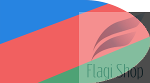 Flaga miasta Leśna - na zamówienie 150x90 Leśnej