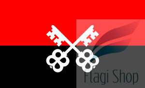 Flaga miasta Lubań - na zamówienie 110x70 Lubania