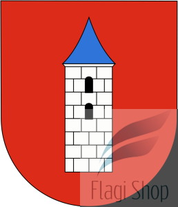 Flaga miasta Bieżuń - na zamówienie 150x90 