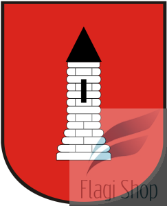 Flaga miasta Drobin - na zamówienie 150x90 