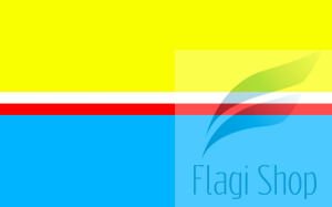 Flaga miasta Góra Kalwaria - na zamówienie 110x70  