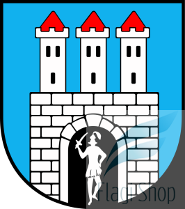 Flaga miasta Grójec - na zamówienie 150x90