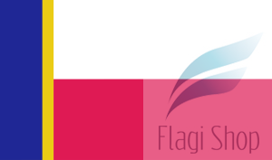 Flaga miasta Józefów - na zamówienie 110x70  