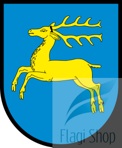 Flaga miasta Kozienice - na zamówienie 110x70 