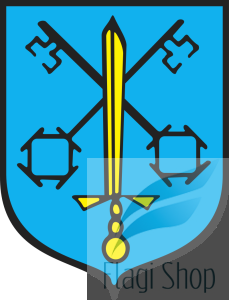 Flaga miasta Łaskarzew - na zamówienie 110x70 