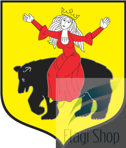 Flaga miasta Mordy - na zamówienie 150x90  