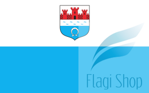 Flaga miasta Nowy Dwór Mazowiecki - na zamówienie 110x70 