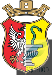 Flaga miasta Otwock- na zamówienie 150x90