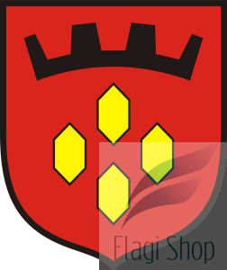 Flaga miasta Piastów - na zamówienie 150x90