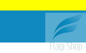 Flaga miasta Pułtusk - na zamówienie 110x70 