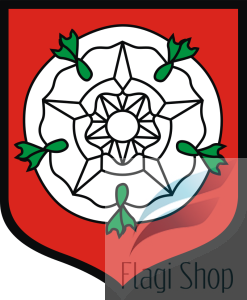 Flaga miasta Różan - na zamówienie 150x90  