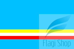 Flaga miasta Serock - na zamówienie 110x70  