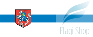 Flaga miasta Siedlce - na zamówienie 150x90  