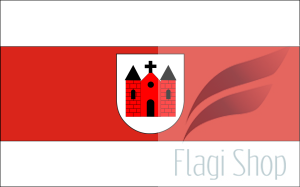 Flaga miasta Sierpc - na zamówienie 110x70  