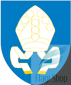 Flaga miasta Tarczyn - na zamówienie 110x70  