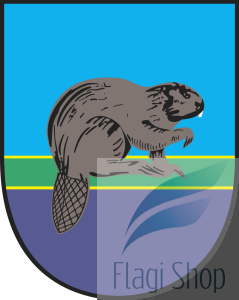 Flaga miasta Tłuszcz - na zamówienie 110x70  