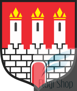 Flaga miasta Warka - na zamówienie 150x90 