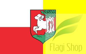 Flaga miasta Bojanowo - na zamówienie 150x90 Bojanowa