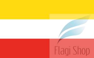 Flaga miasta Oleśnica - na zamówienie 110x70 Oleśnicy