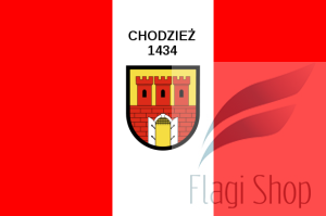 Flaga miasta Chodzież - na zamówienie 150x90 Chodzieży  