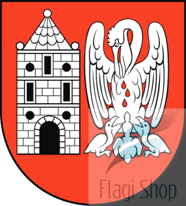 Flaga miasta Czerniejewo - na zamówienie 110x70 Czerniejewa